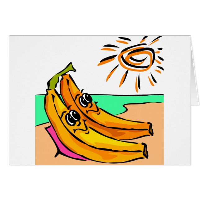 Funny Beach Wedding Idea Cards (Front Horizontal)