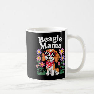 Funny Beagle Art For Women Girls Mom Beagle Dog Lo Coffee Mug