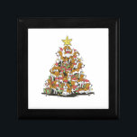 Funny beagle Christmas tree for beagle dog lovers  Gift Box<br><div class="desc">Funny beagle Christmas tree for beagle dog lovers</div>