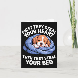 Funny Beagle Design For Men Women Hound Beagle Dog Card