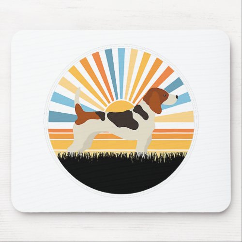  Funny Beagle Dog  Dog Mom Dog Dad  Sunset Pet   Mouse Pad