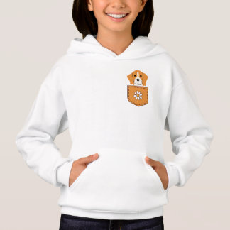 Funny Beagle Dog In The Pocket Hoodie