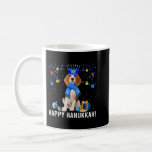 Funny Beagle Menorah Hat Christmas Happy Hanukkah  Coffee Mug<br><div class="desc">Funny Beagle Menorah Hat Christmas Happy Hanukkah Jewish 318</div>