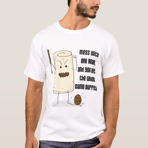 Funny Bean and Burrito Shirt T_Shirt