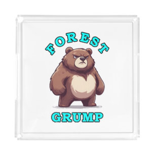 Funny Bear Acrylic Tray