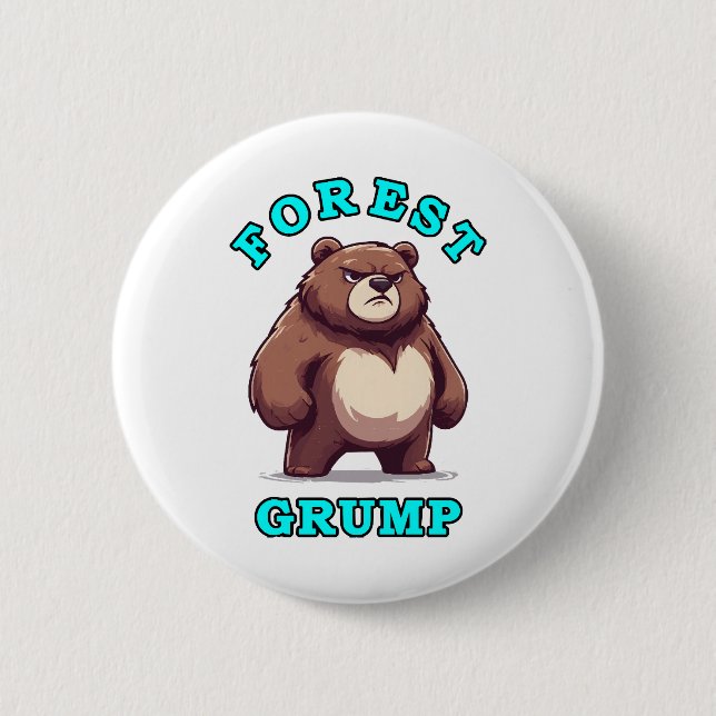 Funny Bear Button (Front)