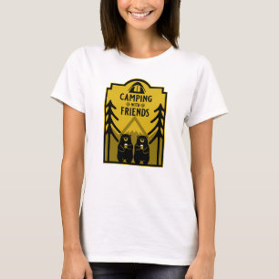 Funny Bear Camp Adventure Canada T-Shirt