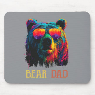 Funny Bear Design For Men Women Pet Animal Lovers Mouse Pad