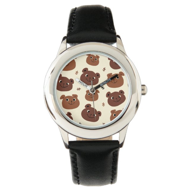 Funny bear face watch (Front)