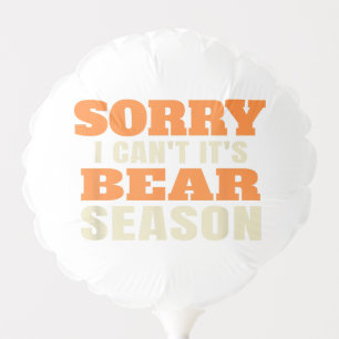 Funny Bear Hunting Balloon