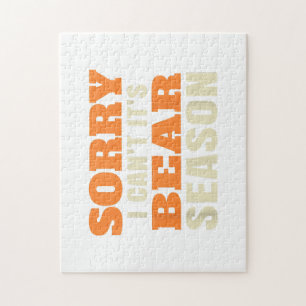 Funny Bear Hunting Jigsaw Puzzle