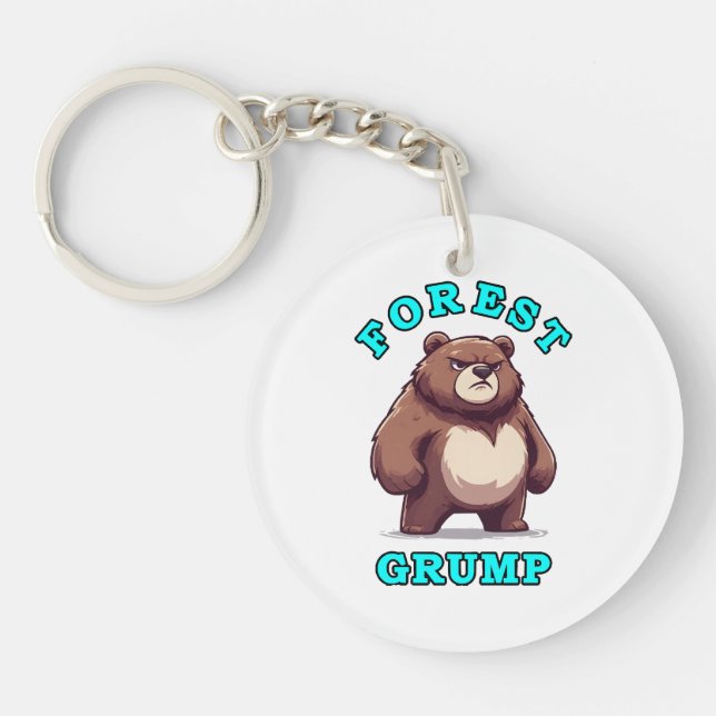 Funny Bear Keychain (Front)
