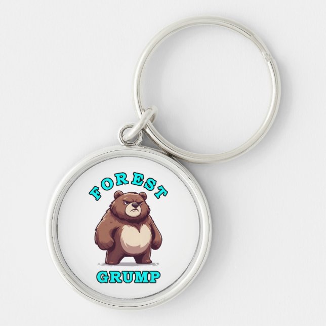 Funny Bear Keychain (Front)
