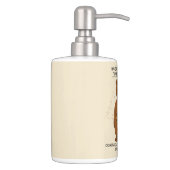 Funny Bear out of Hibernation Cartoon Bath Set (Right)