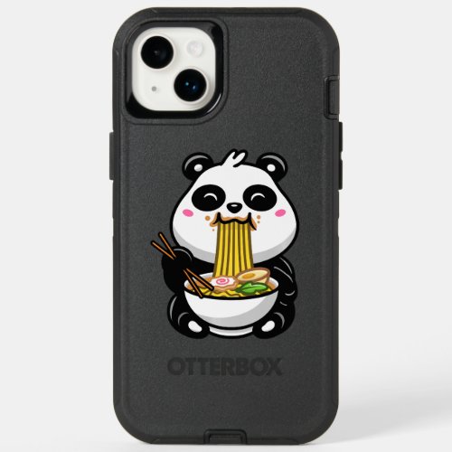 Funny Bear Panda Eating Ramen Wild Animals Lover U OtterBox iPhone 14 Plus Case