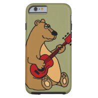Funny Bear Playing Guitar iPhone 6 case iPhone 6 Case