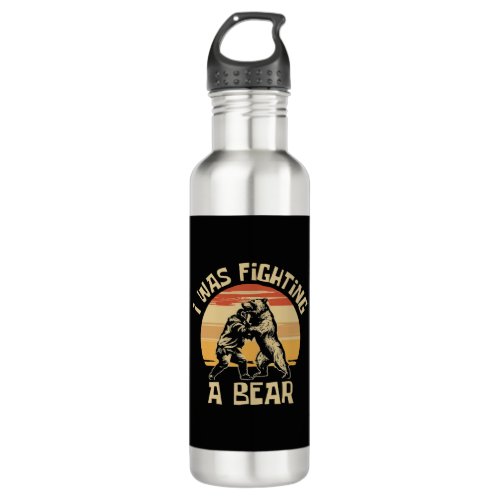 Funny_bear Stainless Steel Water Bottle