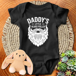 Funny Beard Baby Grow-Daddy's Little Beard Puller  Baby Bodysuit