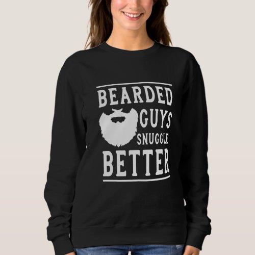 Funny Beard For Men Rule Dad Manly Bearded Tattoo  Sweatshirt