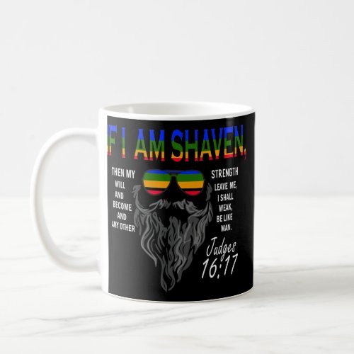 Funny Beard Gifts For Men Rule Dad Manly Bearded Coffee Mug