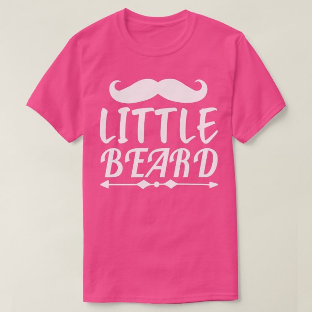 Funny Beard Gifts Little Beard 4 T-Shirt (Design Front)