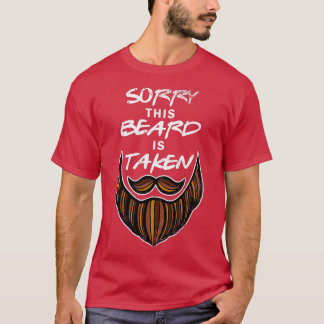Funny Beard Partner Humor Pun Husband T-Shirt