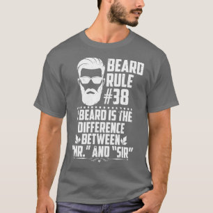 Funny Beard Rules Classic TShirt