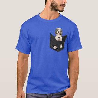 Funny Bearded Collie in Your Pocket for Bearded Co T-Shirt