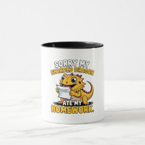 Funny Bearded Dragon Cute Reptile Lover Gift Mug
