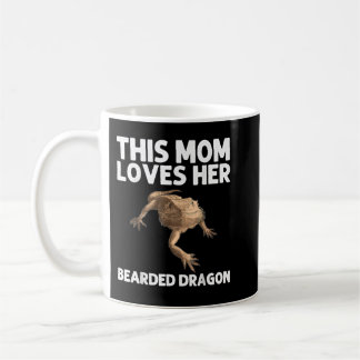 Funny Bearded Dragon Gift For Mom Women Lizard Pet Coffee Mug