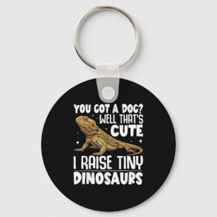 Funny Bearded Dragon Shirt For Men Women Lizard Lo Keychain