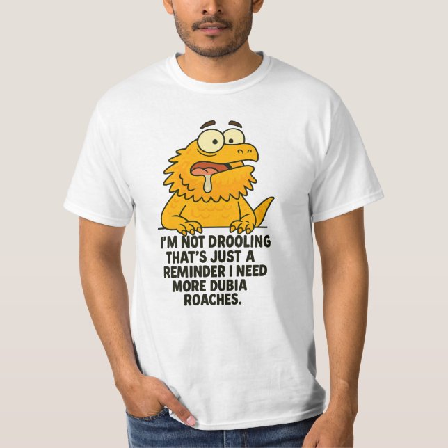 Funny Bearded Dragon T-Shirt (Front)