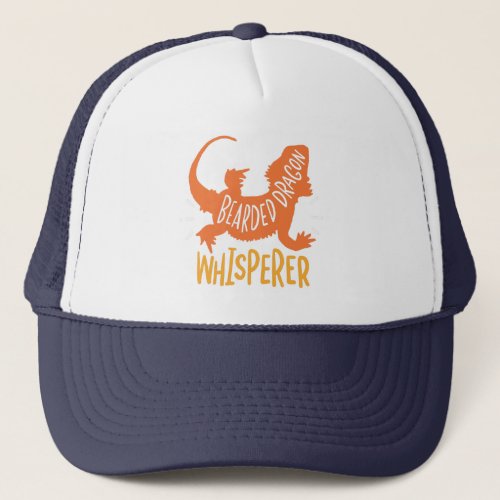 Funny Bearded Dragon Whisperer Trucker Hat