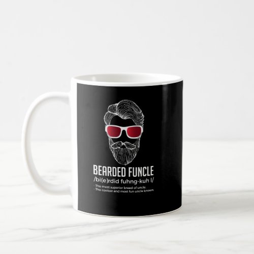 Funny Bearded Funcle Definition Novelty Coffee Mug