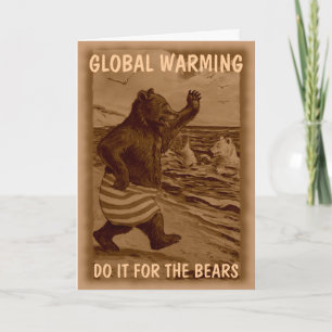 Funny bears card