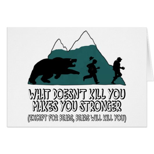 Funny bears cards (Front Horizontal)