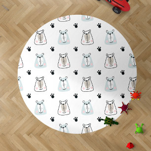 Funny Bears cute nursery Rug