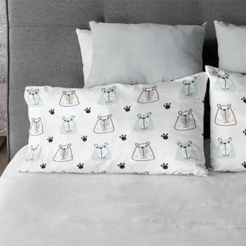 Funny Bears Pillow Case by sweetandpretty at Zazzle