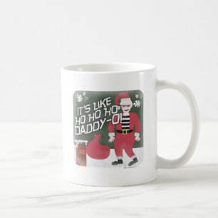 Funny Beatnik Santa Coffee Mug