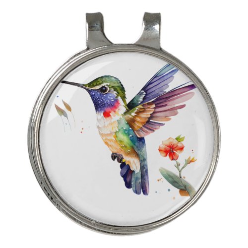 Funny  Beautiful Hummingbirds for Bird Lovers on  Golf Hat Clip