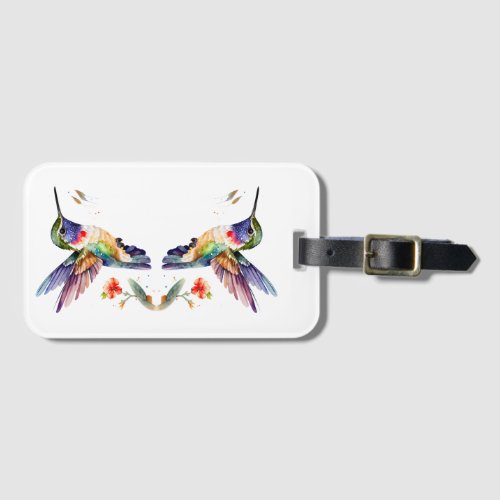 Funny  Beautiful Hummingbirds for Bird Lovers on  Luggage Tag