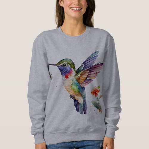 Funny  Beautiful Hummingbirds for Bird Lovers on  Sweatshirt