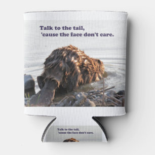 Funny Beaver Can Cooler