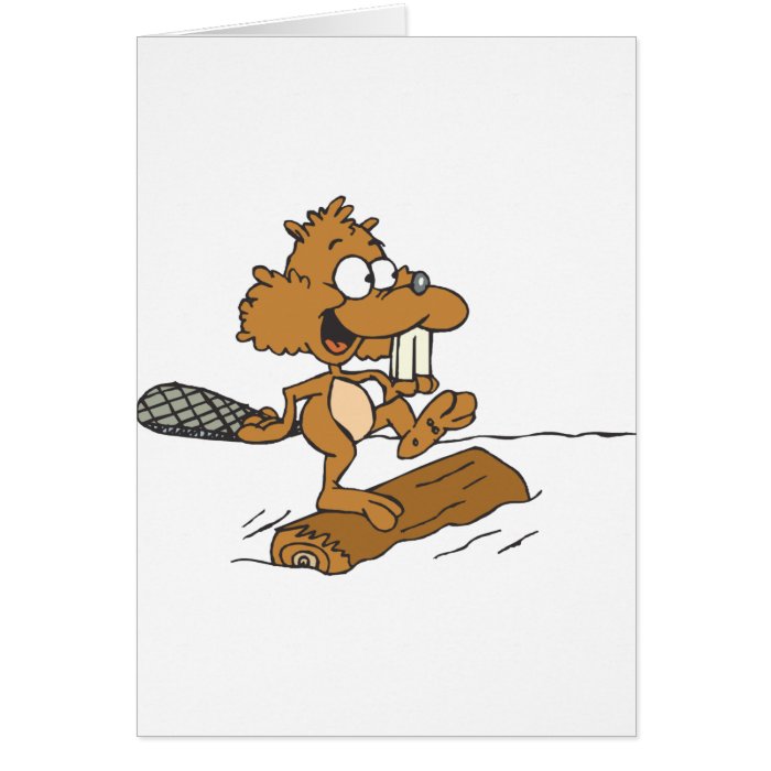 Funny Beaver Cards