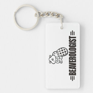 Funny Beaver Keychain