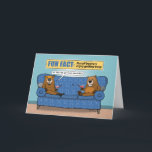 Funny Beavers Busy Getting Hammered Birthday Card<br><div class="desc">This funny birthday card features a couple of beavers whose idea of getting busy means getting drunk. 

Thanks for choosing this original design by © Chuck Ingwersen. I post cartoons every day on Instagram: https://www.instagram.com/captainscratchy</div>