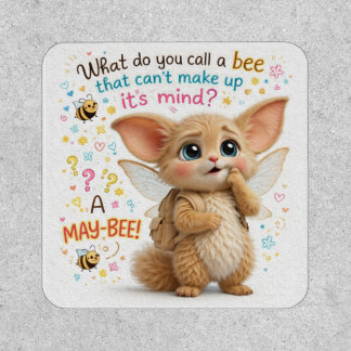 Funny Bee Dad Joke Patch