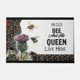 Funny Bee Doormat, Cute Bee Lover Gift, Bee Quote Doormat