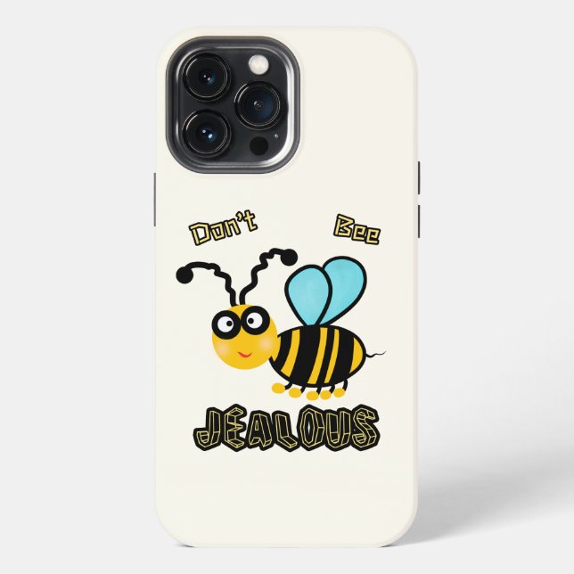 Funny bee iphone case (Back)