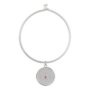 Funny Bee Pun Valentine Bangle Bracelet